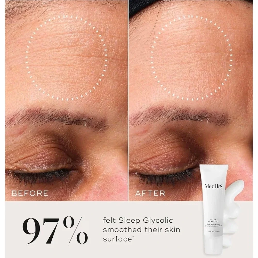 Medik8 Sleep Glycolic Time Release AHA Overnight At-Home Peel 1.0oz 30ml NEW‎